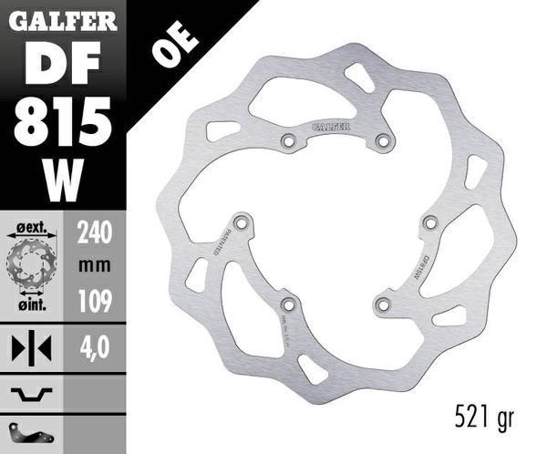 Galfer Rear Disc Brake 240mm