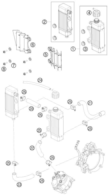 Radiator Hose  R/s 50 09