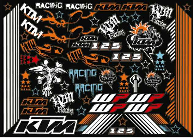 Graphic Sticker Sheet