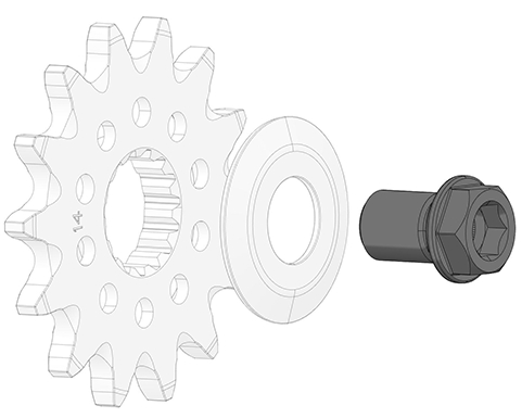 Front Sprocket Bolt