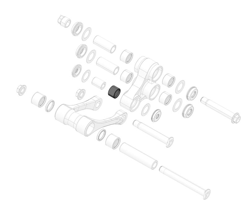 Rocker/shock Bearing