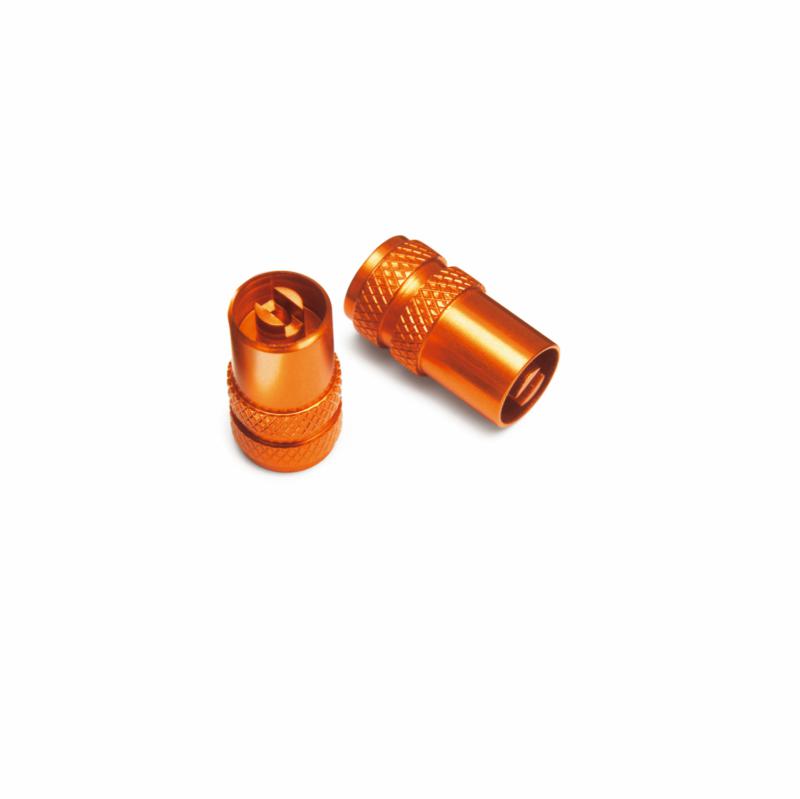 Orange Valve Stem Caps