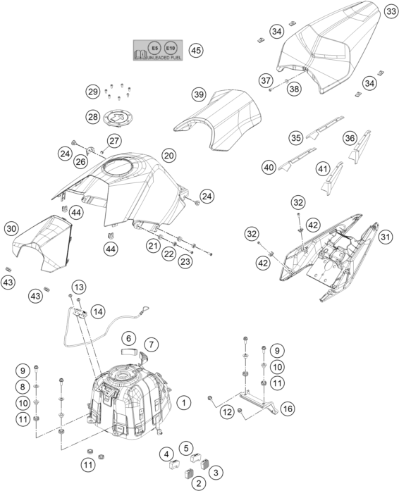 TANK SEAT