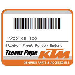 Sticker Front Fender Enduro