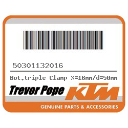 Bot.triple Clamp X=16mm/d=50mm