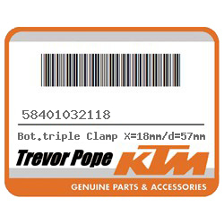 Bot.triple Clamp X=18mm/d=57mm