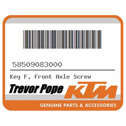 Key F. Front Axle Screw