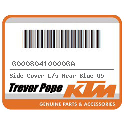 Side Cover L/s Rear Blue 05