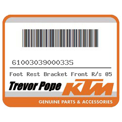 Foot Rest Bracket Front R/s 05