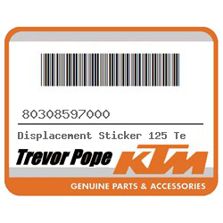 Displacement Sticker 125 Te