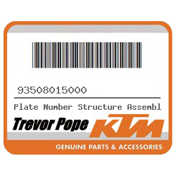 Plate Number Structure Assembl